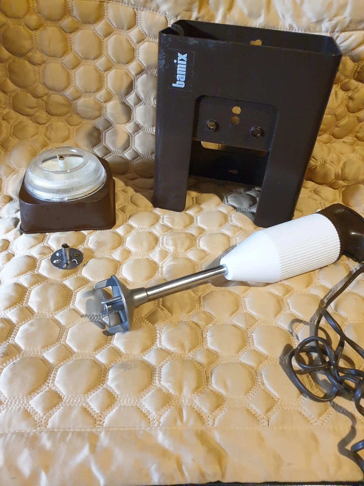 Vintage Bamix M 122 Stick Blender Hand Mixer grinder cutter ONE SPEED