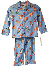 Bluey Blue Boy's Christmas Pajamas Size XS 4/5 . 100 Polyester. Bluey  Bingo 