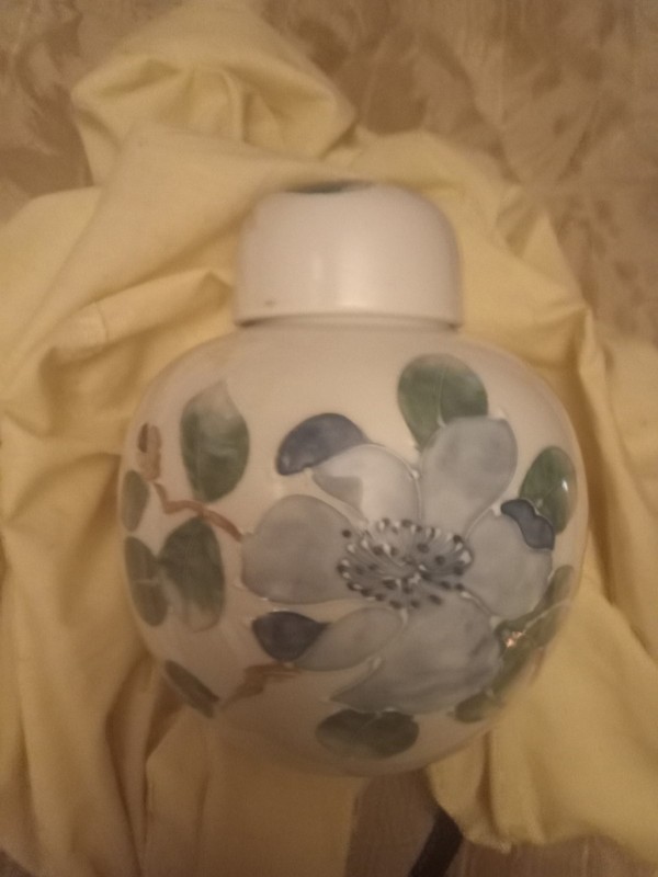 Vintage Royal Copenhagen Porcelain Bud Vase Hand Painted