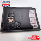 2026 Leather Bat Wallet Superhero Mask Card Holder Hero ID Slim Men & Women