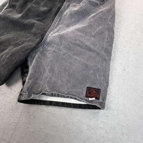 Quiksilver Stranger Things Jorts Shorts Herren 32 Medium schwarz grau Denim Netflix - Bild 5 von 15
