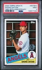 2020 Topps Update Shohei Ohtani 1985 35th Anniversary #85TB47 PSA 9