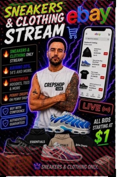 SNEAKERS  & STREETWEAR STREAM! 🔥 Brand New & Pre-Owned All Your Favourites