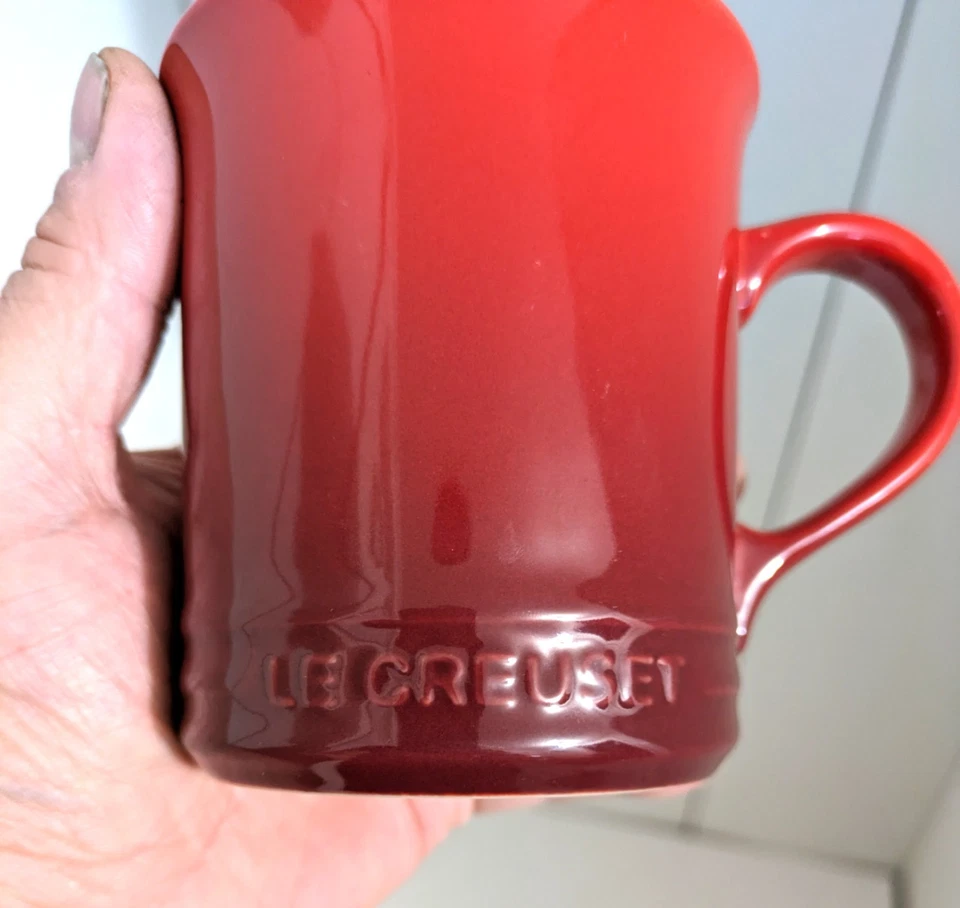 Juego de tazas de café de gres Le Creuset 2ea 14 oz tazas NUEVO Foto 4 de 4