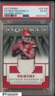 2017 Panini Squires Patrick Mahomes II RC Rookie Player-Worn Patch PSA 6 EX-MT
