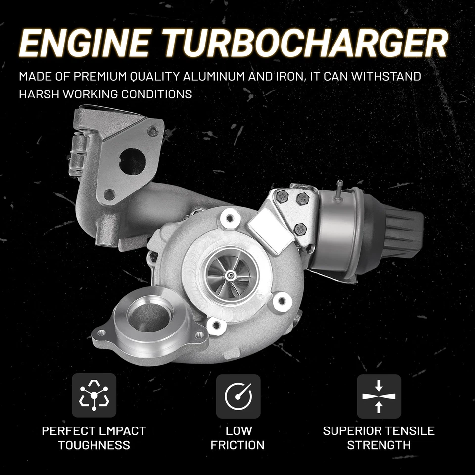 Turbo Turbocharger Fits For 2013-2014 Volkswagen Beetle L4 2.0L 53039880130 Foto 4 de 4