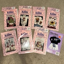 Vintage 90’s Crafts Glenda's Fashion Patterns Iron on Transfers LOT