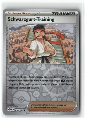 Pokemon Scarlet & Violet Prismatic Evolutions Schwarzgut-Training #098/131