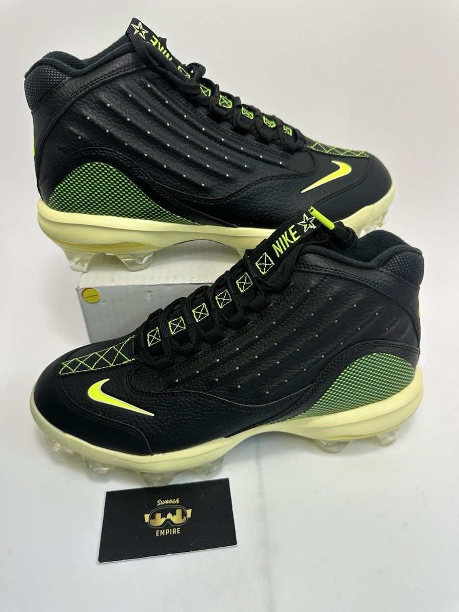 Nike Griffey MCS Baseball Cleats Men's Size 13 Black Volt HF1579 - Main Image
