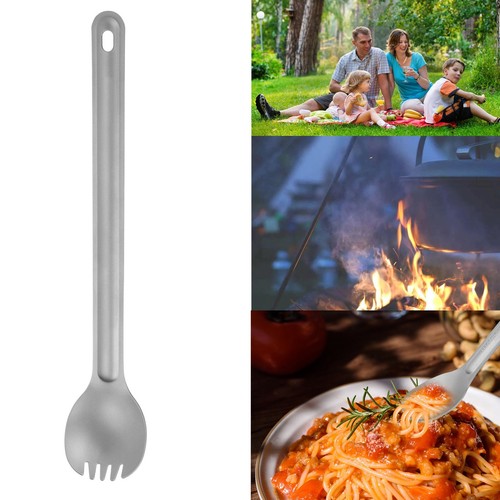 (Long Handlung Von Spoon& Leichte Lange Griff Spork/Löffel Metallbe ROP - Bild 8 von 22