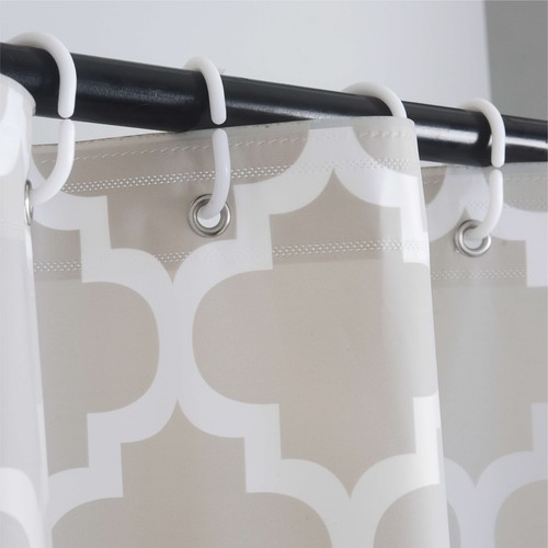 SAIMAZ Shower Curtain Waterproof Anti-Mould with 12 Hooks – Extra Long 180x180cm - Picture 57 of 144