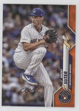 2020 Topps Wal-Mart Orange Border /99 Brent Suter #477 0c4