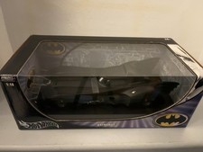 Mattel Hot Wheels 1/18 Batman Batmobile 1989 Movie Half Matte Black New