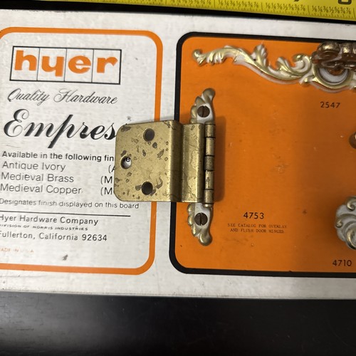 Advertising Display Drawer Pulls Hyer Tone Mid Century Mod 1950s Vintage Store - Picture 6 of 10