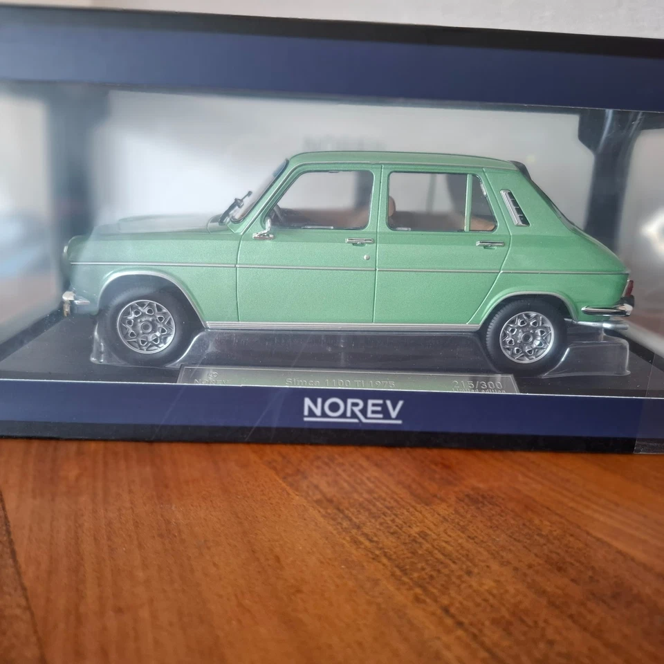 SIMCA 1100 TI vert adriatique 1975 NOREV 1/18e 185756 édition limitée 300 pcs - Photo 2/4