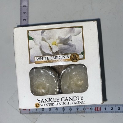 Yankee Candle White Gardenia 12 Duftteelichtkerzen selten ausgemustert