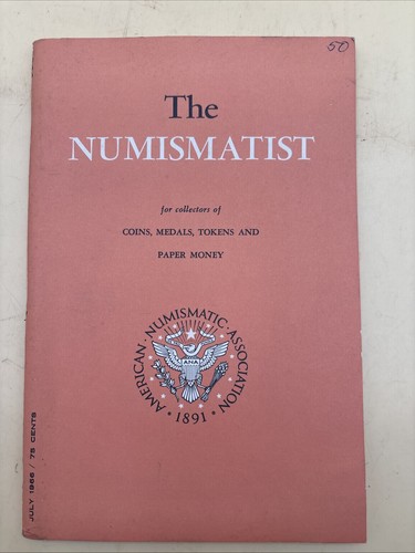 Vintage Book The Numismatist 1966 Coins, Medals, Tokens, And Paper Money