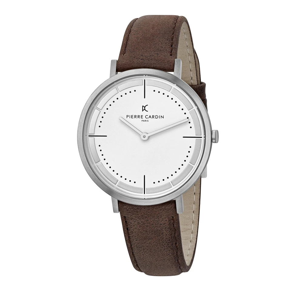 Pierre Cardin Belleville Park Braun Herren Armbanduhr CBV.1026 - Bild 1 von 4