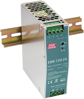 Mean Well EDR-120-24 Netzteil 120W 24V 5A für DIN-Schienenmontage