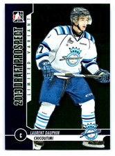 2012-13 In The Game Draft Laurent Dauphin Rookie Emerald Parallel #/50 RC #58