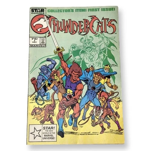 THUNDERCATS #1 Marvel comic book 1985  First Issue & Appearances VG