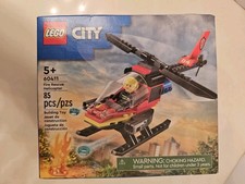 LEGO 60411 Fire Rescue Helicopter Set Parts List