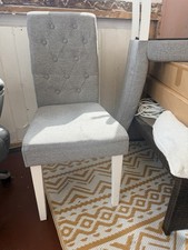 Dinning Chairs In Grey Set of 2