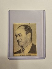 Willie Kamm Indians 1933 Baseball Picture Panel