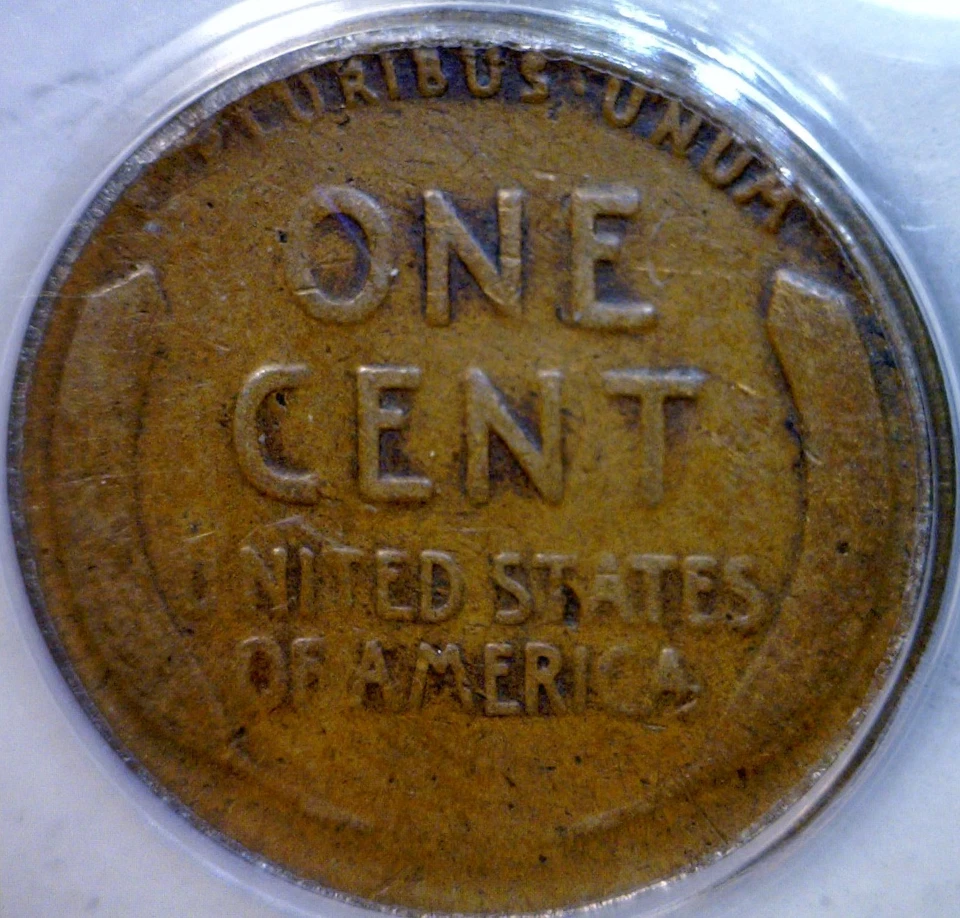 1922d ERROR ANACS VG10 Clipped Lincoln Wheat Cent Coin RARE DATE Clip NR - Image 4 of 4