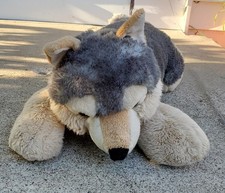 Timber Wolf Aurora World Jumbo 27" Plush Dog Stuffed Animal 2016