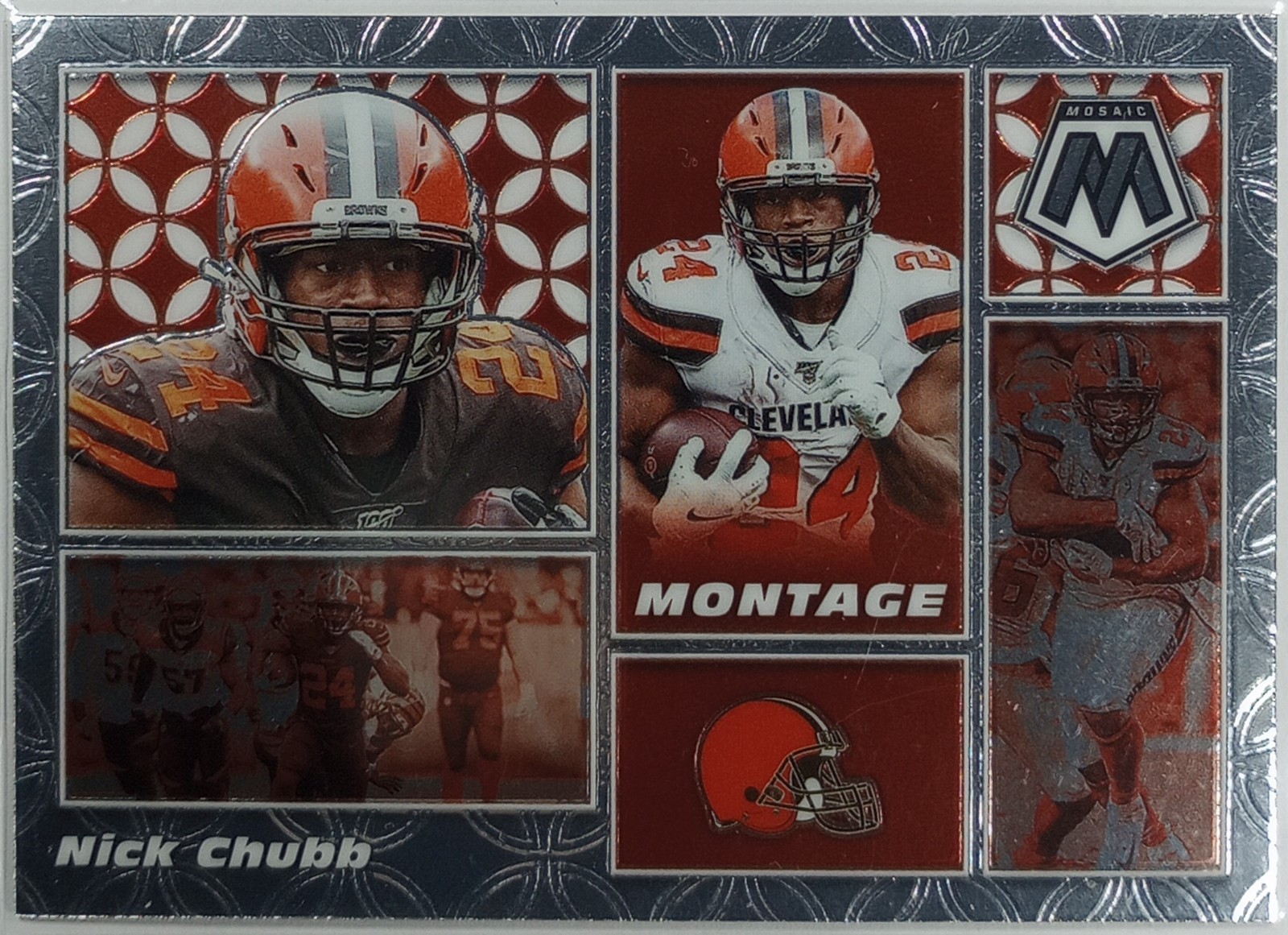 2020 Panini Mosaic Nick Chubb Montage #M8