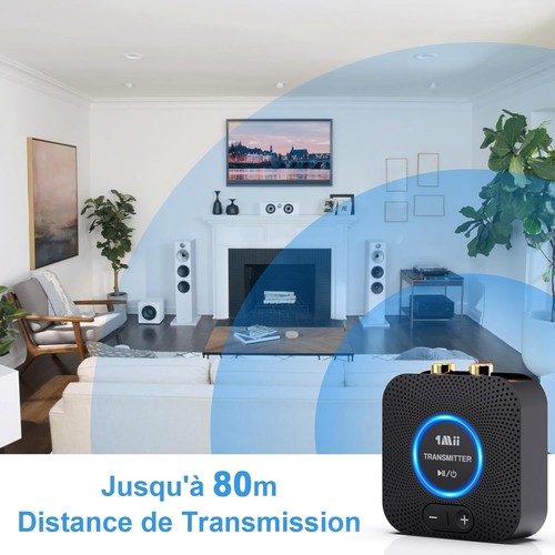Transmetteur Récepteur Audio sans Fil pour Chaîne Hi-FI, Faible Latence de 25ms, - Photo 6/8