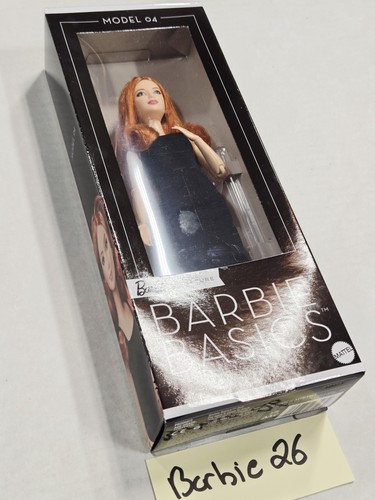 Barbie Basics Model 04 Signature Red Hair Black Dress Doll Mattel New in Box - Picture 2 of 6