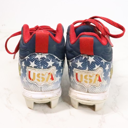 Botines de fútbol Under Armour para jóvenes niños 2,5 Spotlight franquicia EE. UU. 3025856-100 - Imagen 7 de 9