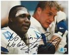 Leon Lett Signed Dallas Cowboys 8x10 Photo Inscribed "No Pain No Gain" Beckett
