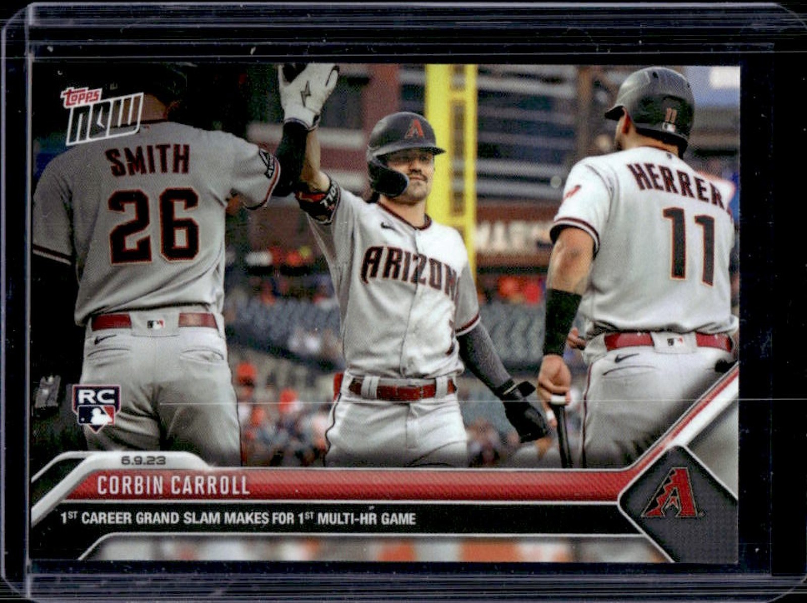 2023 Topps Now Corbin Carroll RC Rookie #411 Diamondbacks