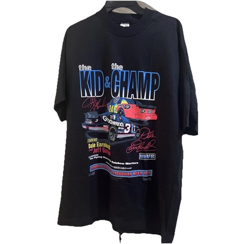 Vintage Nascar 1995 The Kid, The Champ Dale Earnhardt & Jeff Gordon T-Shirt Gr. XL