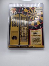 Vintage Players Edge Pro BRASS Series Dart Set- Tournament Soft Tip Darts