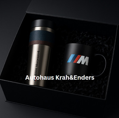 BMW M Motorsport Geschenkset Geschenkbox Thermobecher M Tasse
