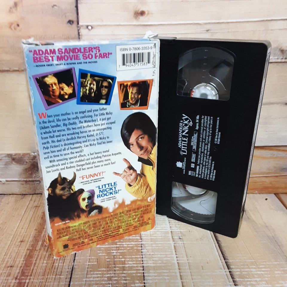 Little Nicky VHS Used Adam Sandler Comedy Fantasy Movie - Image 2 of 4