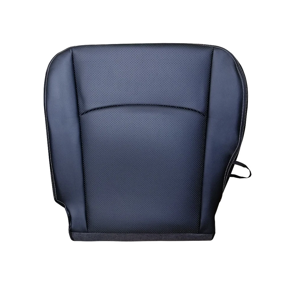 2013-2018 For Dodge Ram Laramie 2500 3500 Driver Bottom Leather Seat Cover Black - Image 2 of 4