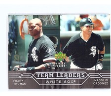 2005 Upper Deck First Pitch Team Leaders Frank Thomas / Magglio Ordonez #267