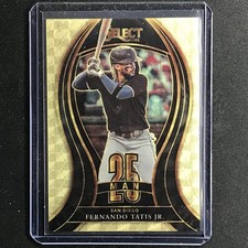 2021 Select Fernando Tatis Jr. 25-man Gold Vinyl 1/1