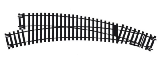 Hornby R8074 Left Hand Curve Point OO Gauge