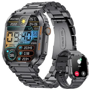 Smart Watch Military Tactical Men Sport Heart Rate Fitness Tracker Wristwatch