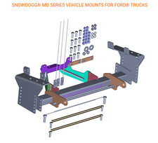 Snowdogg Md Mount 16061125 Ford F150 97-03 Buyers Snow Plow Truck F250ld Expedit Snowdogg Md Mount 16061125 Ford F150 97-03 Buyers Snow Plow Truck F250ld Expedit