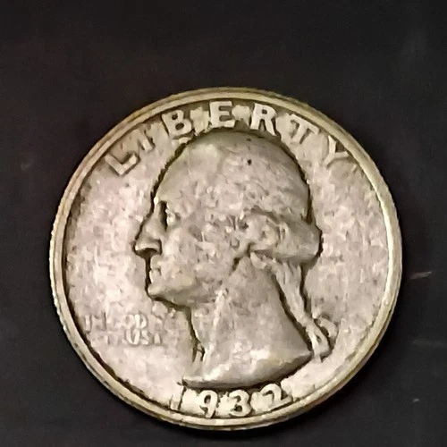 1932-S Washington Quarter Silver 25C San Francisco Liberty E Pluribus Unum