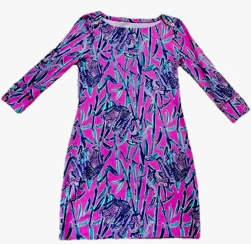 Abito Sophie Mandevilla Extra Lucky Elephant Large nuovo senza etichette LILLY PULITZER UPF 50+ - Foto 2 di 23