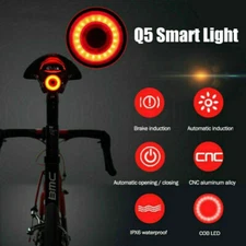 ROCKBROS Bicycle Taillight Smart Brake Sense Light Auto Start＆Stop LED Rearlight