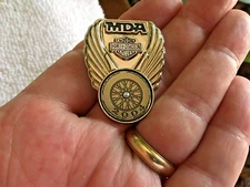 Harley Davidson 2004 Chromed MDA 'Spinner' Pin